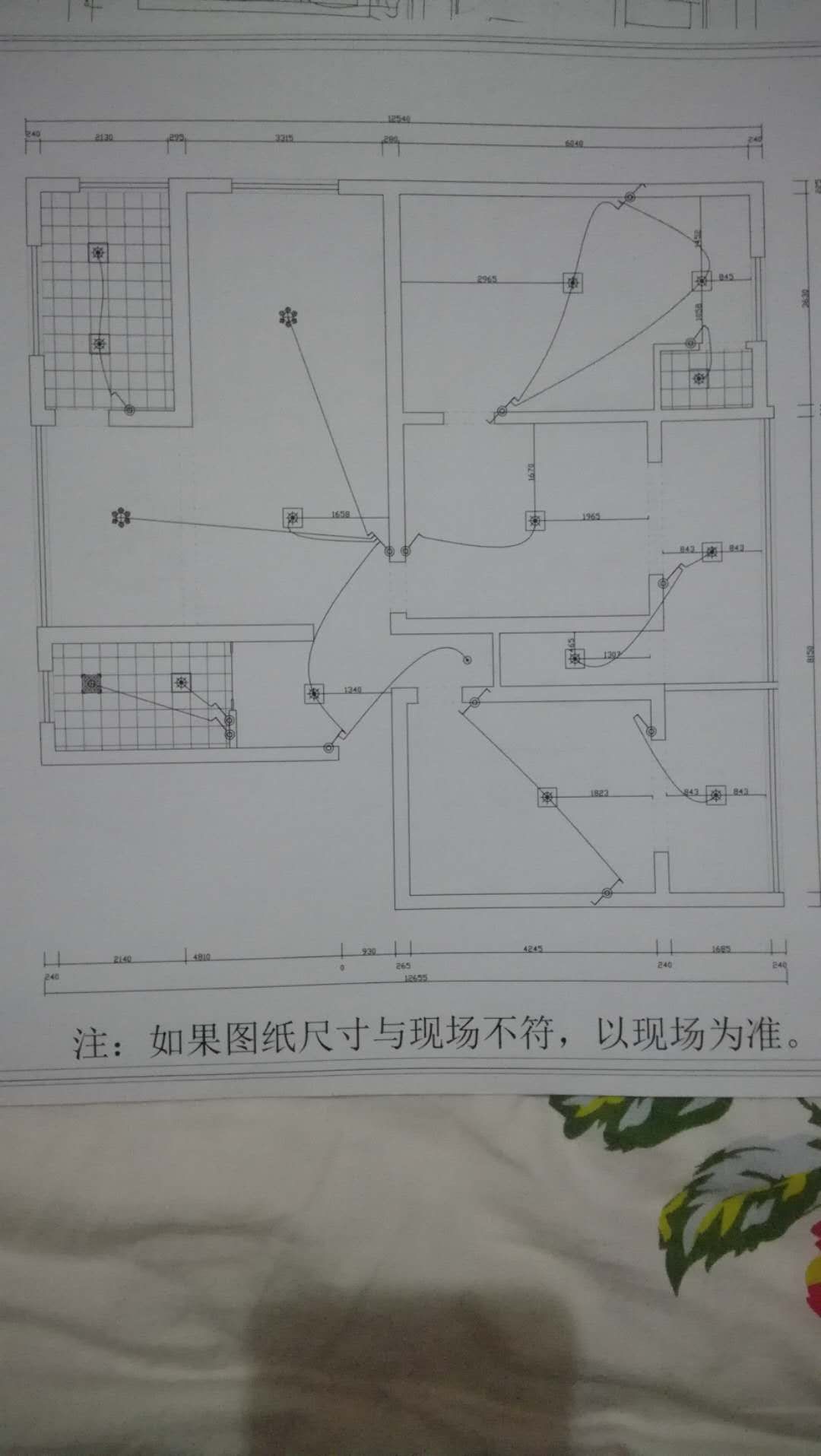 给你一张家装图！会布线放管吗？